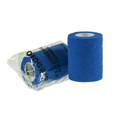 MADDMA 1 Haftbandage Selbsthaftende Bandage / Fixierbinde 7,5 cm x 4,5 m blau (2,22€/1S