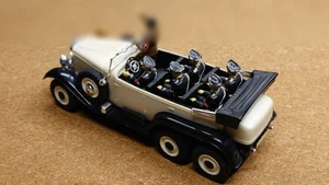 MERCEDES G4 W31,Tamiya Führerfahrzeug Führerwagen dreiachsig 6 FIGUREN,Hitler - Bild 1 von 8