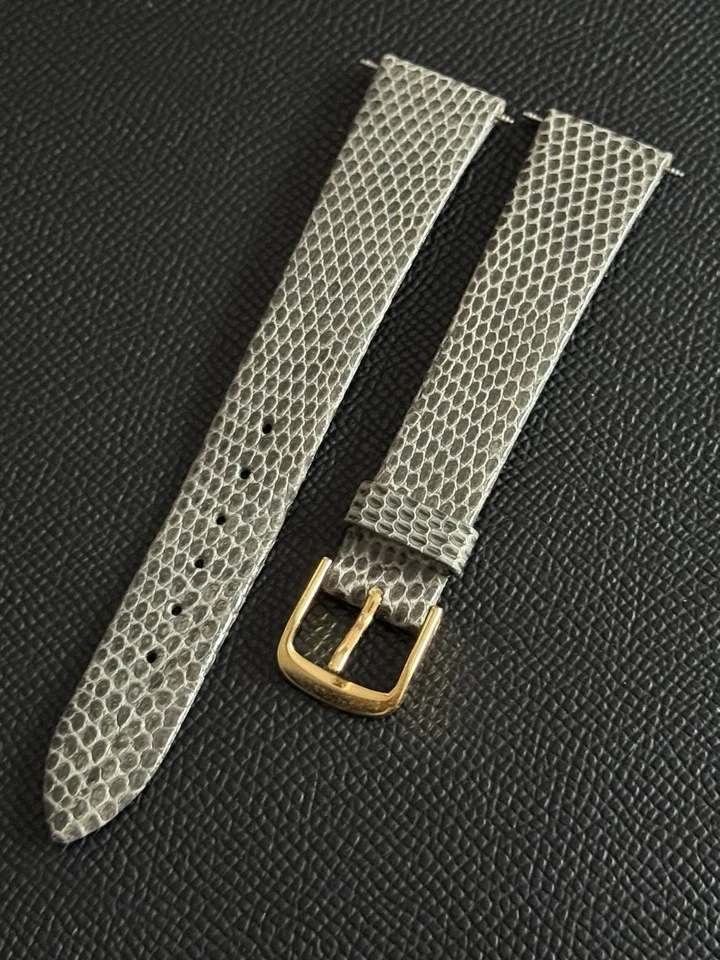 Correa de reloj de cuero genuino Speidel Lizard vintage (18 mm) Foto 1 de 4