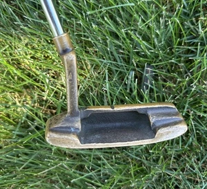Super-Max I Brass Blade Putter Made In The USA Steel Shaft Righted Hand 35 Inch - Picture 1 of 16