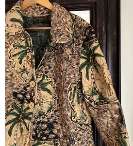 Vintage Kim by Allure Safari Theme Quilted Jacket Small NEW - Picture 1 of 5