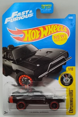 Hot Wheels 2017 Fast & Furious 1970 Dodge Charger Experimotors Good card See pic - Image 1 of 4
