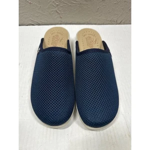 Zuecos Fly Flot Made in Italy para mujer de malla azul mulas anatómicos anti golpes talla 8 - Imagen 1 de 4