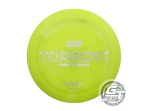 NOS DGA Spark Torrent 169g Yellow Hypnotic Foil Distance Driver Golf Disc - Picture 1 of 2