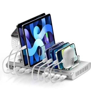 Multi iPad Charging Station - 10 Port USB Charging Station for Multiple Devic... - Picture 1 of 8