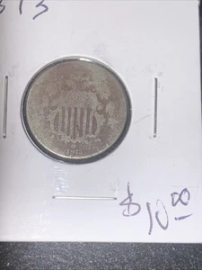 1873 Shield Nickel $10 - Picture 1 of 2