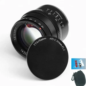 TTartisan 50mm F1.2 Large Aperture Prime Lens for RF CRF Rp C70 R9 RT10 Camera - Picture 1 of 6