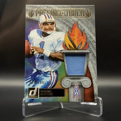 2025 Donruss Warren Moon Cam Ward Passing The Torch Dual Patch /199 #PTJ-TEN - Image 1 of 2