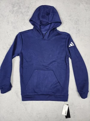 Adidas Sudadera con Capucha Juvenil 11-12Y Azul Marino Polar Pullover Bolsillo Canguro JW6628 Foto 1 de 4