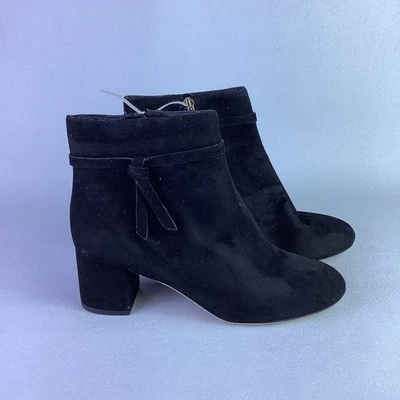 Новый Kate Spade Нью-Йорк узелок середины загрузки стороне молнии черная замша размер 8B новый без коробки - Изображение 1 из 4