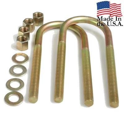 10" Truck Rear U Bolts Kit For 60-72 Chevy GMC C-10 / C-20 w Coil Spring Rear Pr - Image 1 of 4