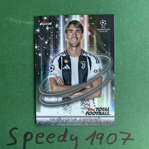 Topps Finest Total Football 2025 Juventus Vlahovic Case Hit Redemption FF-13 - Picture 1 of 1