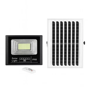 Solar Powered Flood Light LED 200W (Remote Control Wall Floodlight Garden Shed) - Picture 1 of 12