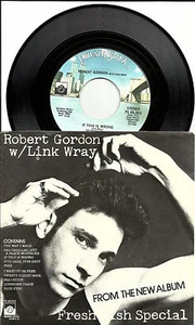 ROBERT GORDON w/ LINK WRAY If this w/ BRUCE SPRINGSTEEN TRK USA 7 INCH VINYL 45  - Picture 1 of 1