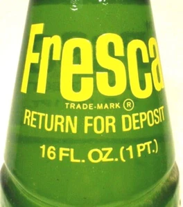 vintage ACL Soda POP - Full Bottle COCA-COLA'S FRESCA of EBENSBURG, PA  16 oz .  - Picture 1 of 4