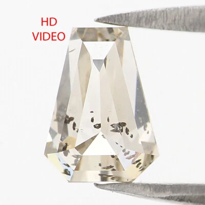 1.02 CT Natural Loose Coffin Cut Diamond 7.05 MM White - I Color Diamond KDL2659 - Image 1 of 4