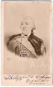 Cdv.Duc d'Orléans Louis-Philippe.1747-1793.Egalité.Photo E.Desmaisons.Paris.1865 - Picture 1 of 2