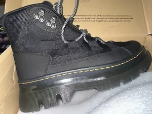 Dr Martens AirWair Neu Schwarz 27831001 Ajax Extra Robust 50/50 8 Herren 9 Damen mit Karton - Bild 1 von 7