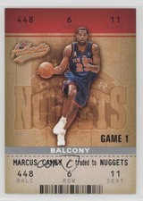2002-03 Fleer Authentix Balcony /250 Marcus Camby #62