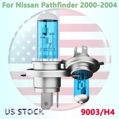 For Nissan Pathfinder 2000-2004 2x H4/9003 6000K Headlight Hi/Lo Beam HB2 - image 1 of 4