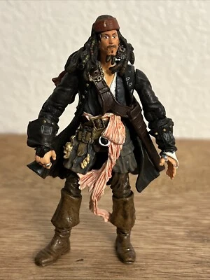 "Figura de acción de juguete de plástico Capitán Jack Sparrow Piratas del Caribe 3,75""" Foto 1 de 4