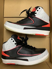 Nike Air Jordan 2 Retro Infrared Cement 385475-023 US 9.5