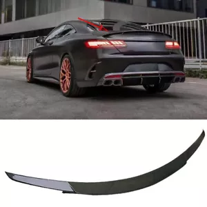 Carbon Fiber Rear Trunk Spoiler Wing For MB W217 C217 S550 S63 S65 - Bild 1 von 9