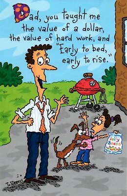 Funny HAPPY FATHER'S DAY Card FOR FATHER, My Kid, by Gallant Greetings+ Envelope - Image 1 of 4