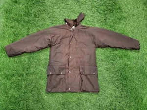 Hoggs of Fife braune wasserdichte gepolsterte Jagdwachsjacke für Herren Gr. Small. - Bild 1 von 5