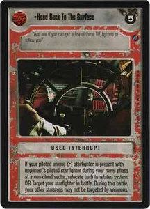 Head Back To The Surface (Death Star II) | Decipher Star Wars CCG | NM/LP - Picture 1 of 1