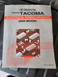 2005 Toyota Tacoma OEM Factory Electrical Wiring Diagram Shop Repair Manual - Bild 1 von 3