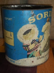 Original Mid Century Italian can tin advertising for Sorini,Ice Cream - Picture 1 of 8