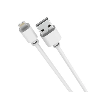 Cable Lightning Blanco 0.5M Certificado Laser MFi Carga Rápida - Imagen 1 de 4