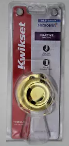 Kwikset Tylo DUMMY Knob Polished Brass 488T3 #8tv - Picture 1 of 3
