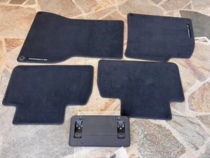 Porsche Macan Electric 2025 Floor mats Nubuk surround + License Plate Brackets - Picture 1 of 14