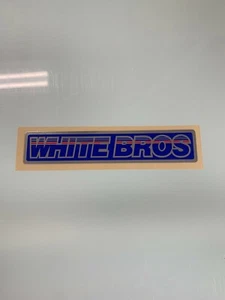 White Bros Chrome decal Sticker  White Brothers BLG423 - Foto 1 di 2