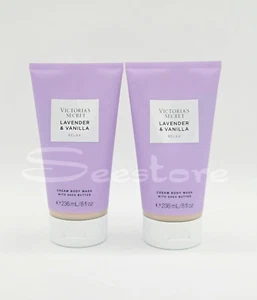 2 Victoria's Secret Lavender Vanilla Relax Moisturizing Cream Body Wash 8 oz - Picture 1 of 1