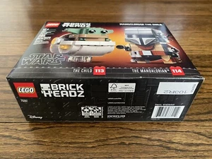 LEGO BRICKHEADZ STAR WARS THE MANDALORIAN AND CHILD SET #75317 [ NEW / SEALED ] - Picture 1 of 6