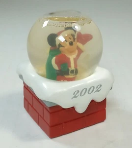 Disney Mickey Mouse Mini Weihnachten Schneekugel 2002 JC Penney - Bild 1 von 4