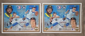 [x2] MLB 1992 UD HEROES OF BASEBALL- Nickname Heroes -Milwaukee- Ltd. Ed. /31.6k - Picture 1 of 3