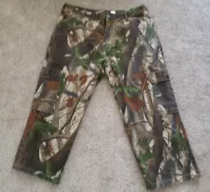 Walls Realtree Hardwood Camo Cargo Hunting Pants Mens Size 38x24.5 Measured - Picture 1 of 9