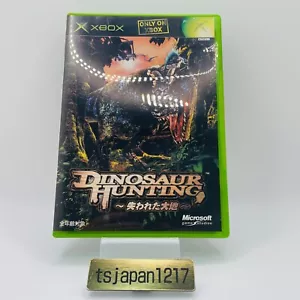 Microsoft Xbox Dinosaur Hunting Lost Earth Land with Case Instructions 2003 Used - Picture 1 of 5
