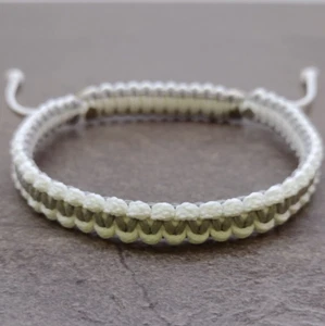Mens Braided Rope Bracelet Knotted Cuff Wristband Beach Charm Wrist Accessories - Picture 1 of 2