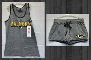 NFL Green Bay Packers Women's Pajama Tank Top & Shorts Sleepwear Size Small - Picture 1 of 2