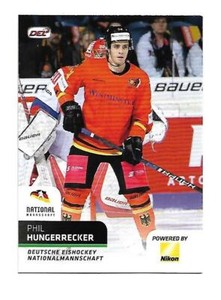 DEB Playercard - 18/19 - Phil Hungerecker - Eagle Mannheim #408 - Wolfsburg
