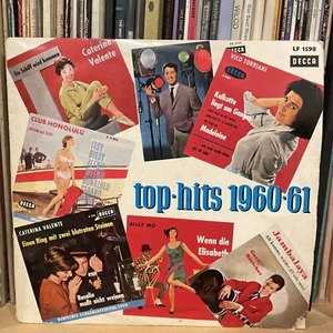 Various Artists - Top-Hits 1960-61 - 10" Vinyl Red Label Decca LF 1598 -  German - Picture 1 of 5