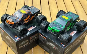 Bundle of 2 Cars, HAIBOXING 1:18 Scale RC Car 18859, 4WD ORANGE and GREE ( NEW) - Picture 1 of 4