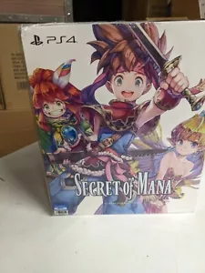 PS4 Secret Of Mana - Collectors Edition - English - Rare Import Official Seiken - Picture 1 of 10