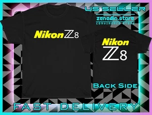 Nikon Z8 Mirrorless Camera Logo Men's T-Shirt American T-Shirt - Picture 1 of 11