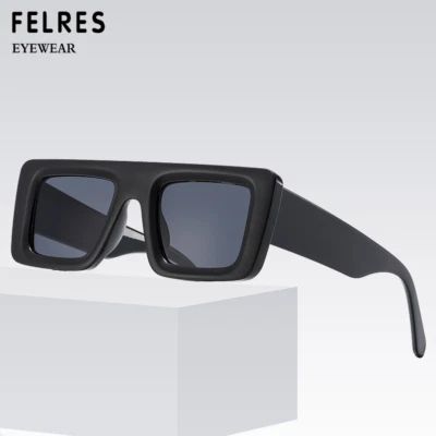 Gafas de sol cuadradas con montura gruesa para hombres y mujeres gafas de conducción al aire libre UV400 Foto 1 de 4